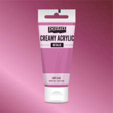 Pentart krémes akrilfesték metál VILÁGOSLILA 60 ml akrilfesték