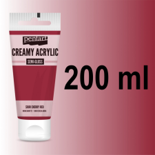 Pentart krémes akrilfesték selyemfényű 200 ml - MEGGYPIROS akrilfesték