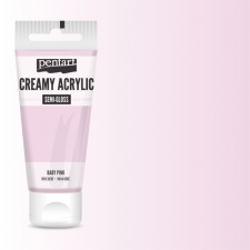 Pentart krémes akrilfesték selyemfényű 60 ml - BABARÓZSASZÍN akrilfesték