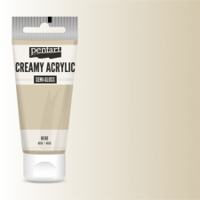 Pentart krémes akrilfesték selyemfényű 60 ml - BÉZS akrilfesték