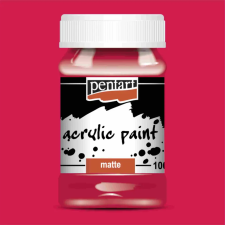 Pentart Matt akrilfesték - KÁRMINPIROS 100ml | Pentart akrilfesték