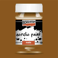 Pentart Matt akrilfesték - VILÁGOSBARNA 100ml | Pentart akrilfesték