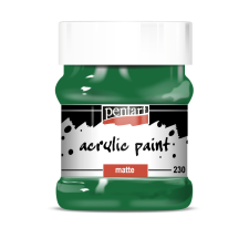 Pentart Matt akrilfesték - Zöld 230ml akrilfesték