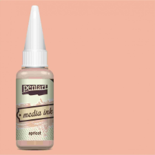 Pentart Média tinta 20ml barack hobbifesték