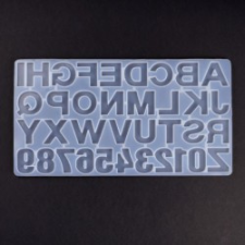 Pentart Professzionális szilikon forma - Betűk és számok dekorációs kellék