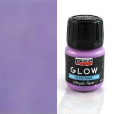 Pentart Sötétben világító akril festék - Lila akrilfesték