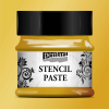 Pentart Stencil paszta 50ml metál arany Pentart