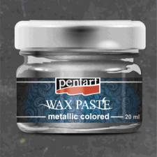 Pentart színes metál viaszpaszta 20ml - grafit dekorációs kellék