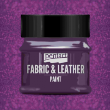 Pentart Textil és bőrfesték 50ml - csillogó lila textilfesték