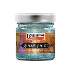 Pentart Üvegfesték 30 ml csillogó zöld - Glass Paint (1 db) üvegfesték