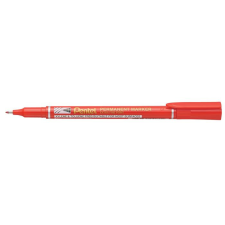 Pentel Alkoholos marker, 0,5 mm, PENTEL "NF450", piros filctoll, marker