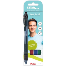 Pentel BL107 - 4 EnerGel - szett 4 db, mix színek, 3 + 1 toll