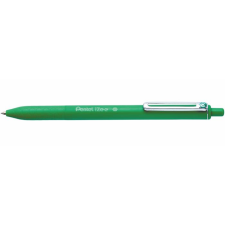 Pentel Golyóstoll, 0,35 mm, nyomógombos, pentel "izee", zöld bx467-d toll