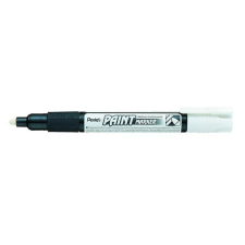 Pentel Lakkmarker, 2 mm, kúpos, PENTEL "MMP20", fehér filctoll, marker
