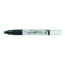 Pentel Lakkmarker, 2 mm, kúpos, PENTEL "MMP20", fehér filctoll, marker