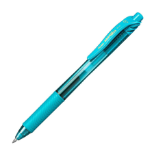 Pentel Rollertoll zselés golyóátmérő 0,7 mm, Pentel EnerGelX BL107-S3X, írásszín türkiz toll