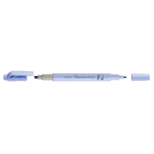 Pentel Szövegkiemelő kétvégű 1/3,5mm, vágott és kúphegyű, Pentel pasztell világoskék filctoll, marker