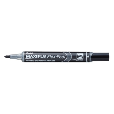 Pentel Táblamarker 1-5mm, hajlékony hegyű Pentel Maxiflo Flex Feel fekete filctoll, marker