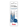 Pentel Tollbetét tűhegyű 3 db/csomag 0,25mm pentel energel lrn5-3c írásszín kék