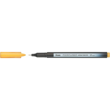 Pentel Tűfilc, 0,4 mm, PENTEL &quot;Pointliner&quot;, okkersárga filctoll, marker