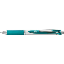Pentel Zseléstoll, 035 mm, nyomógombos, PENTEL &quot;EnerGel BL77&quot;, türkíz toll
