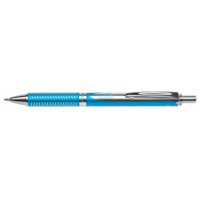 Pentel Zseléstoll, 0,35 mm, nyomógombos, égszínkék tolltest, PENTEL EnerGel BL-407 kék toll