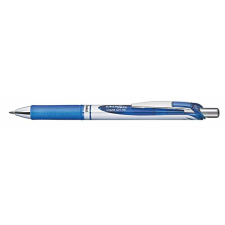 Pentel Zseléstoll, 0,35 mm, nyomógombos, PENTEL "EnerGel BL77", kék toll