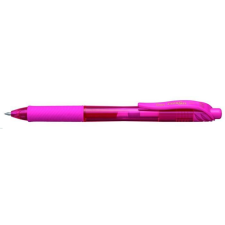Pentel Zseléstoll, 0,35 mm, nyomógombos, PENTEL "EnerGelX BL107", rózsaszín toll