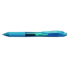 Pentel Zseléstoll, 0,35 mm, nyomógombos, PENTEL EnerGelX BL107, világoskék (PENBL107VK) toll