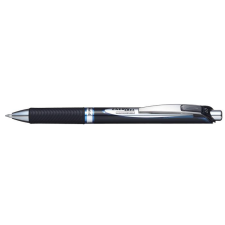 Pentel Zseléstoll, 0,35 mm, nyomógombos, PENTEL "EnerGel BLP77", kék toll
