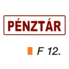  Pénztár F12 információs címke