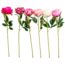  Peoni szálas mix M55cm 48db/# dekorációs kellék