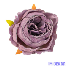 Peónia selyemvirág fej D5.5cm - Lila dekorációs kellék
