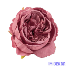  Peónia selyemvirág fej D5.5cm - Rose red dekorációs kellék