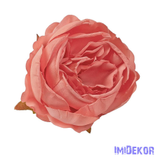 Peónia selyemvirág fej D5.5cm - Sötét rózsaszín dekorációs kellék