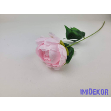 Peónia szálas selyemvirág 55cm - Babarózsaszín dekorációs kellék