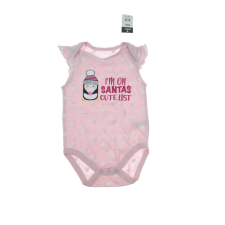 Pep&Co Pep&Co rózsaszín pingvin mintás body kombidressz, body