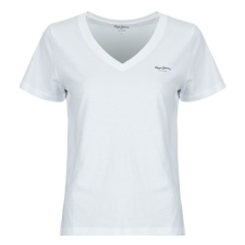 Pepe Jeans Rövid ujjú pólók MAE V NECK Fehér EU XS női póló