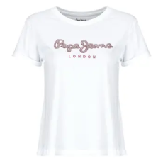 Pepe Jeans Rövid ujjú pólók NADDA Fehér EU XL