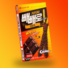  Pepero Crunky csokis-mandulás ropi 39g előétel és snack