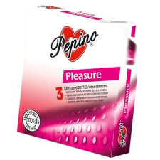 Pepino Pleasure - bordázott, 3db óvszer