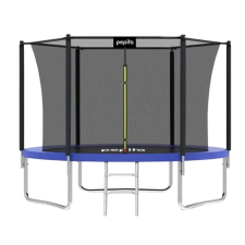 Pepita 244cm belső hálós Trambulin létrával - kék trambulin szett