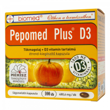 Pepomed Plus Biomed Pepomed Plus D3 étrend-kiegészítő kapszula 100 db vitamin és táplálékkiegészítő