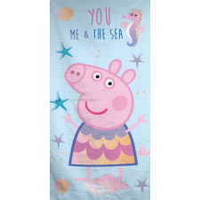Peppa malac & the Sea fürdőlepedő, strand törölköző 70x140cm babatörülköző, kifogó