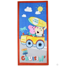 Peppa malac Catch a Wave fürdőlepedő, strand törölköző 70x140cm babatörülköző, kifogó