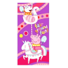 Peppa malac egyszarvú strandtörölköző, 70×140 cm