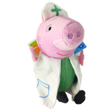  Peppa malac felakasztható plüssfigura - Orvosi ruhában játékfigura