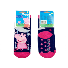 Peppa malac gyerek vastag csúszásgátlós zokni - Sötétkék - 27-30