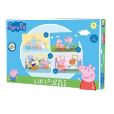 Peppa malac Home puzzle 4 az 1-ben társasjáték