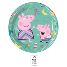 Peppa malac Messy Play papírtányér 8 db-os 20 cm FSC party kellék